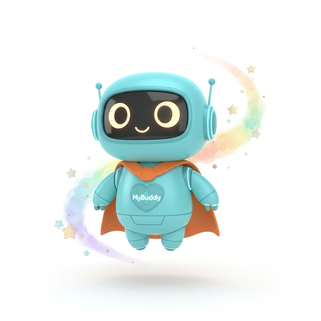 The MyBuddy robot mascot